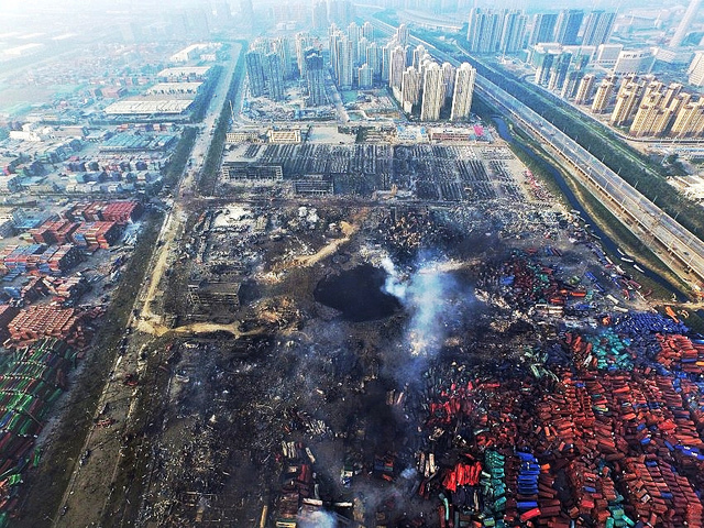 Tianjin explosion Chine