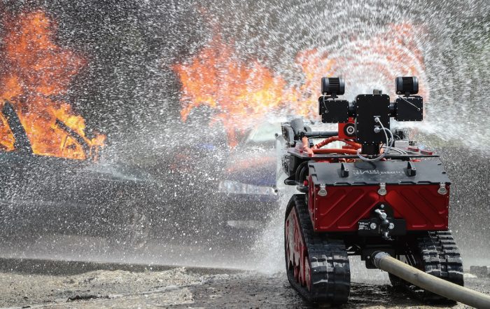 Sécurité sur intervention : la BSPP mise sur les vecteurs télé-opérés (photo BSPP)