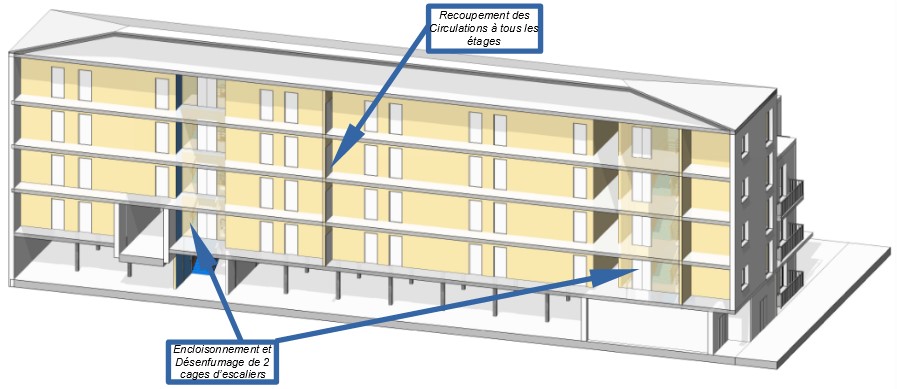Le bâtiment après les travaux de sécurité incendie (Image Sdis du Tarn) Le bâtiment après les travaux de sécurité incendie (Image Sdis du Tarn)