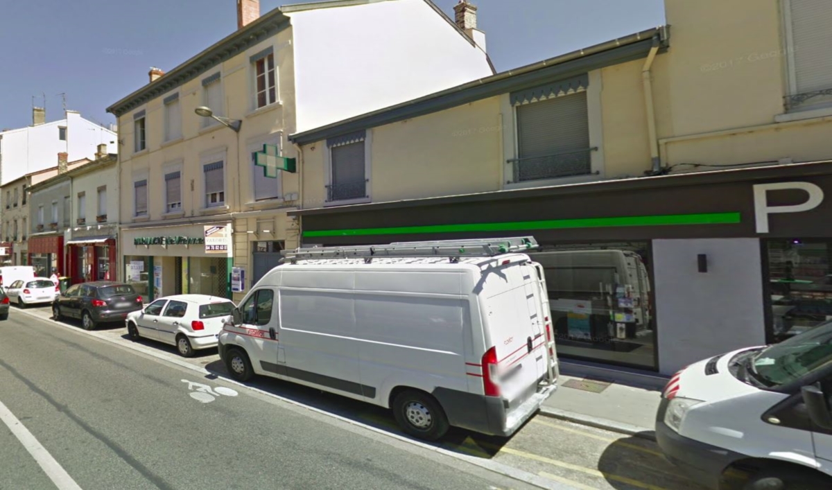 Lyon la 3e tentative d’incendie volontaire contre une boulangerie fait deux morts (Capture Google street view)
