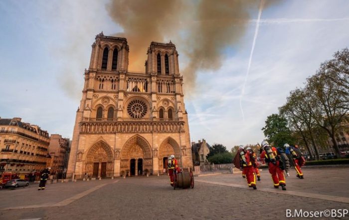 Incendie de Notre Dame les 10 leçons du drame, crédits photo B. Moser BSPP