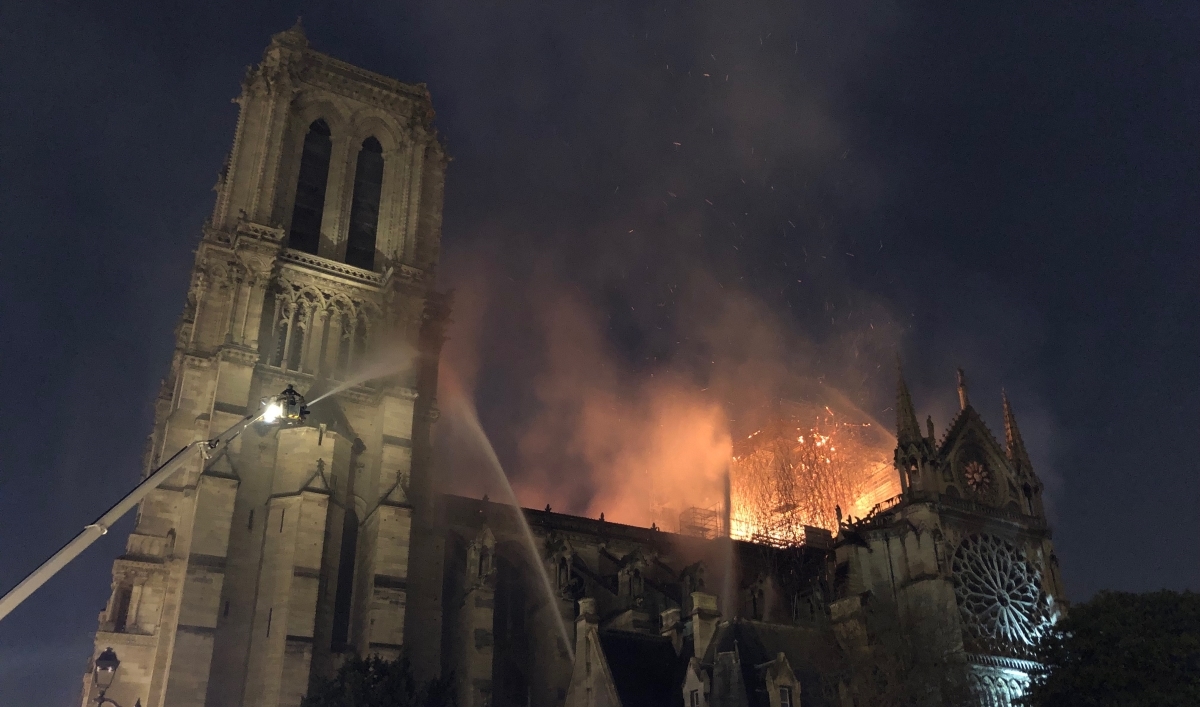 Incendie Notre-Dame (DR). Incendie Notre-Dame (DR).