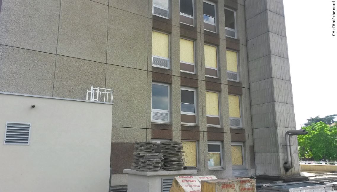 L’hôpital d’Annonay s’est vite remis des flammes (photo 3 CH d’Ardèche nord). L'hôpital d'Annonay s'est vite remis des flammes (photo 3 CH d'Ardèche nord).