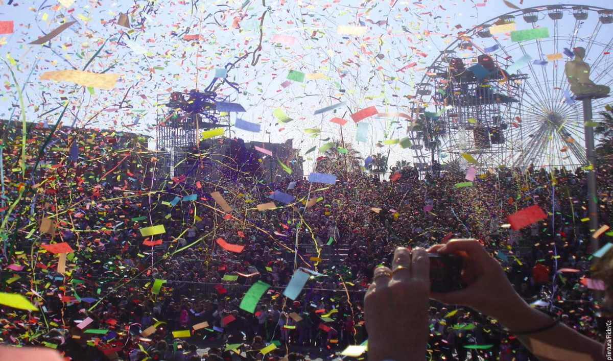 Reconnaissance faciale au Carnaval de Nice. (Photo d'illustration plimtuna_flickr_cc).