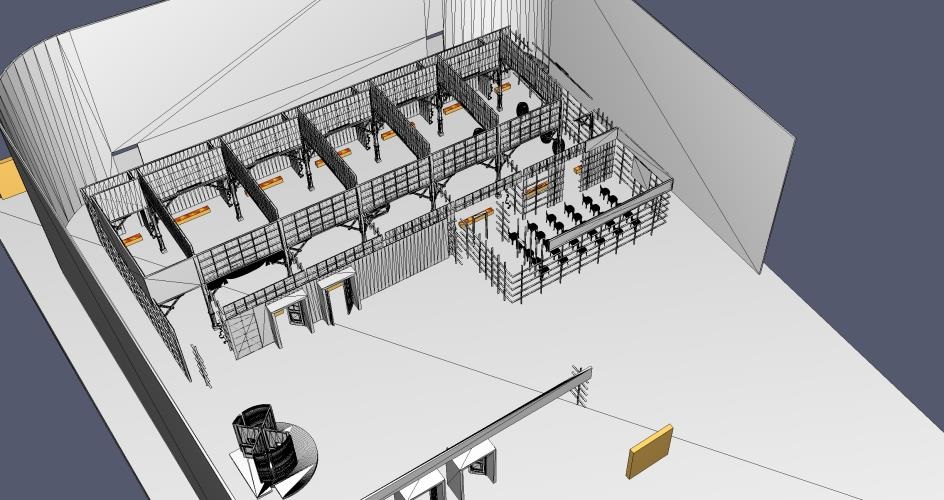 Bazar de la Charité – Ingenierie – Incendie – Position des rampes – Crédit CNPP Bazar de la Charité - Ingenierie - Incendie - Position des rampes - Crédit CNPP