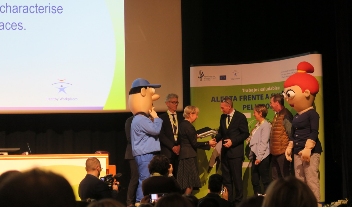 EU-OSHA - Trophées Bonne pratique Eiffage Infrastructures 2019 -Photo Eitel Mabouong/Face au Risque