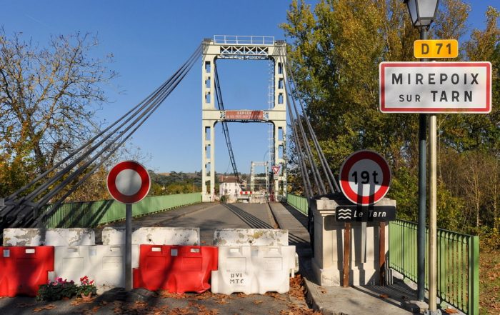 Pont de Mirepoix. (photo Don-vip wikimedia cc commons).