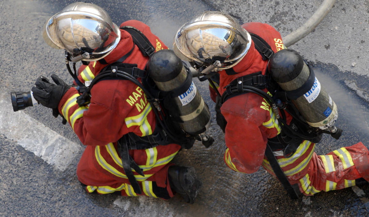 Réalité virtuelle dans la formation des pompiers. (Photo Samoth - fotolia.com)
