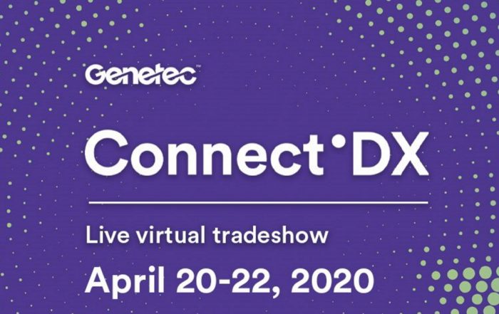 Salon virtuel Connect'DX (image twitter Genetec).