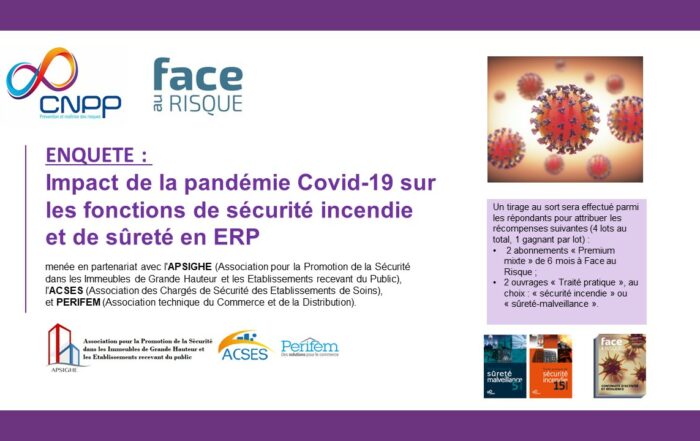 Enquete ERP Covid par CNPP et Face au Risque