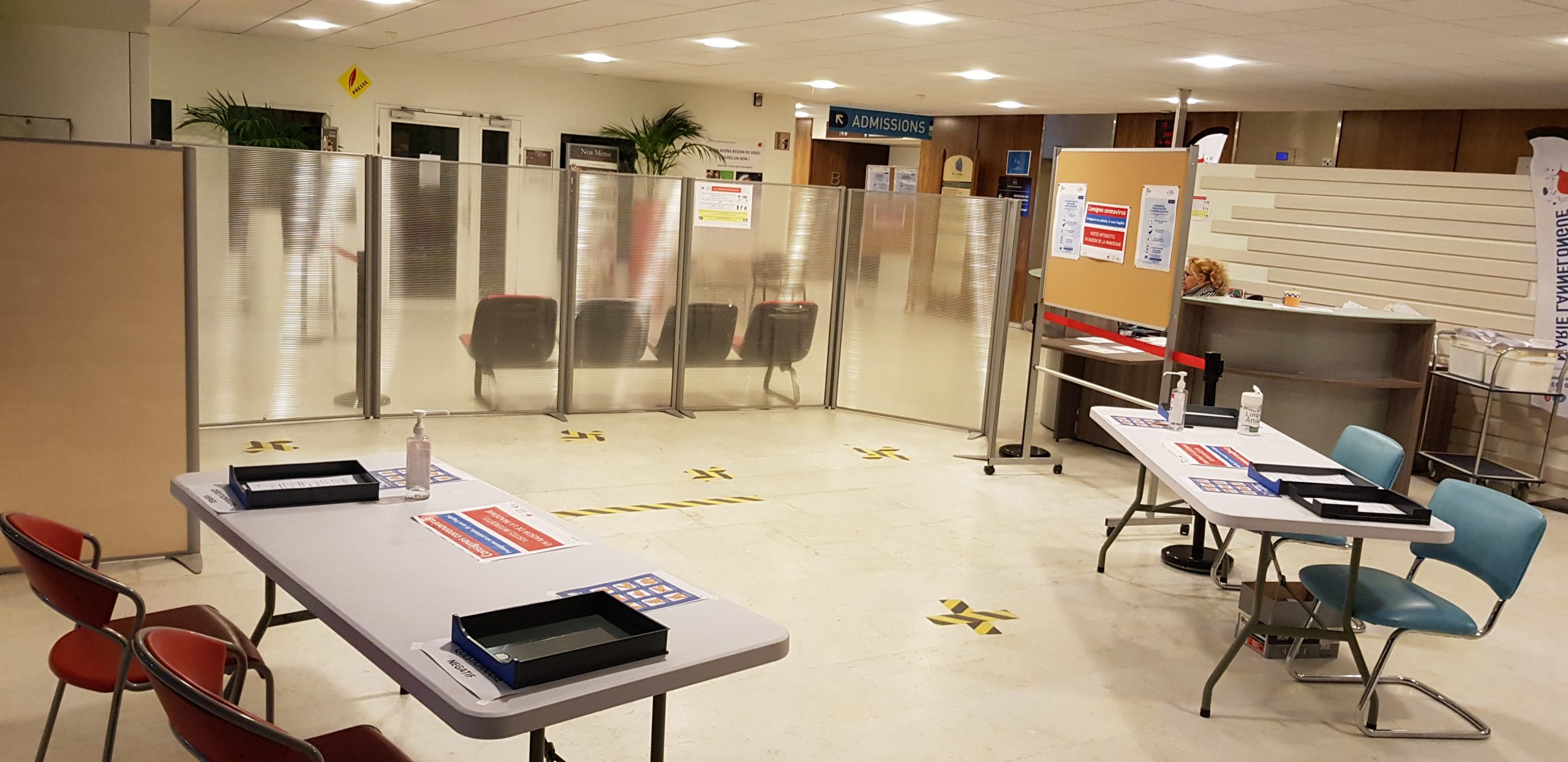 Réorganisation des flux avec le Covid-19. Photo Rodolphe Temple Réorganisation des flux avec le Covid-19. Photo Rodolphe Temple