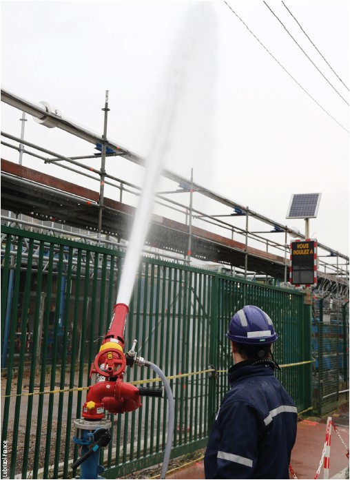 Lubrizol a investi plus de 10 millions d'euros pour renforcer sa sécurité incendie - Crédit: Lubrizol France
