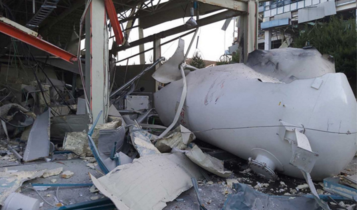 Explosion d’un réservoir d’hydrogène en Corée du Sud-Barpi-Aria n°A53902-Crédit Gangwon Fire Headquarters Explosion d'un réservoir d'hydrogène en Corée du Sud-Barpi-Aria n°A53902-Crédit Gangwon Fire Headquarters