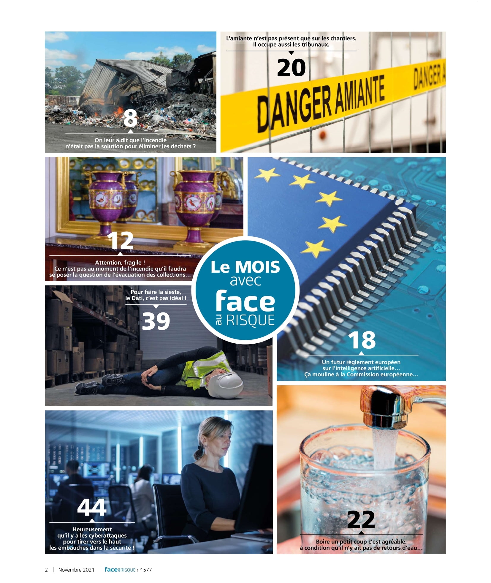 Sommaire en images Face au Risque 577
