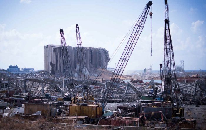Les conséquences de l'explosion d'ammonitrates dans le port de Beyrouth, en août 2020. AdobeStock - Crédit Layal
