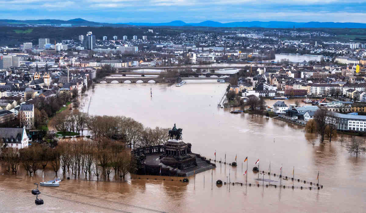 Inondations à Koblenz en 2018 - AdobeStock EKH-Pictures