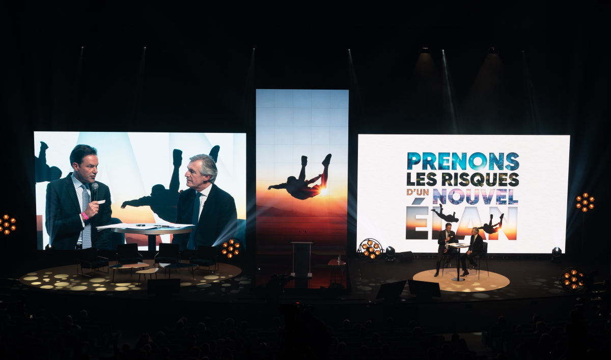 Les 29e Rencontres Amrae avec le discours de Joachim Müller, PDG d’AGCS. (Crédit photo Artephoto). Les 29e Rencontres Amrae avec le discours de Joachim Müller, PDG d'AGCS. (Crédit photo Artephoto).