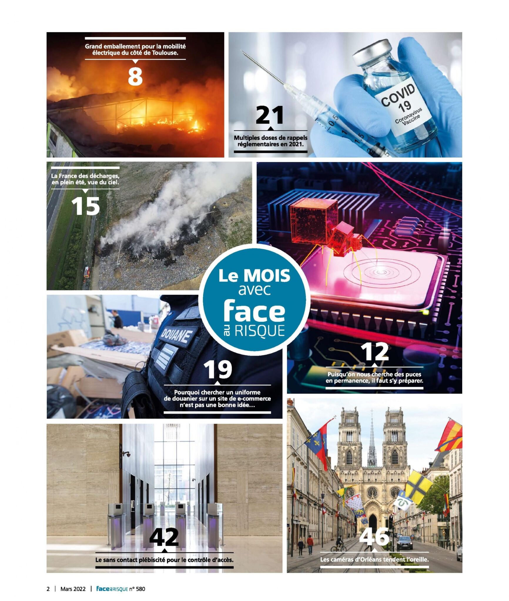 Sommaire en images Face au Risque 580 mars 2022.