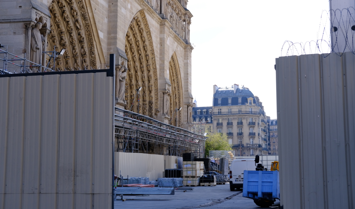 Chantier de reconstruction de Notre-Dame. Photo Yann Vernerie/AdobeStock