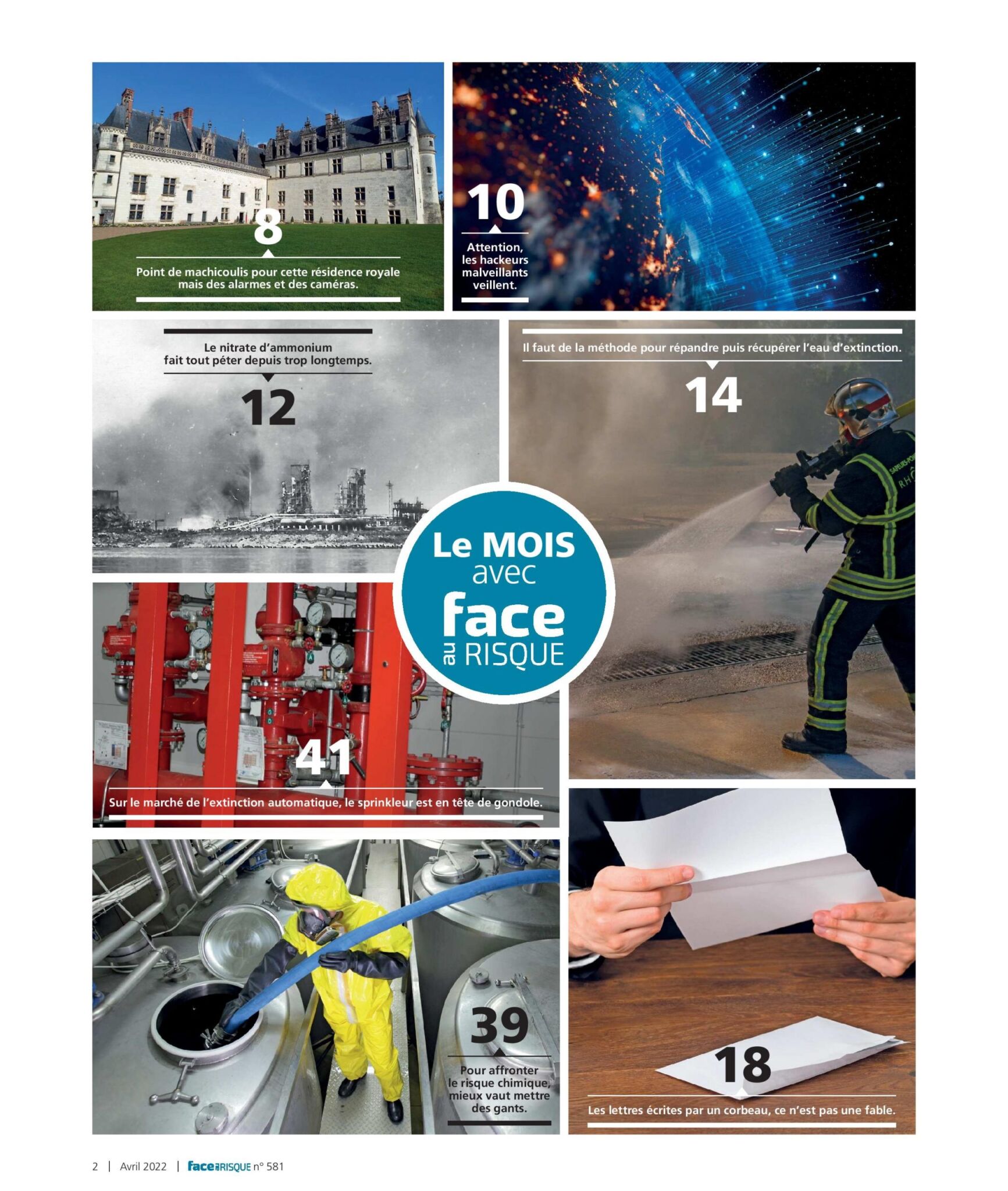 Sommaire en images (Face au Risque 581)