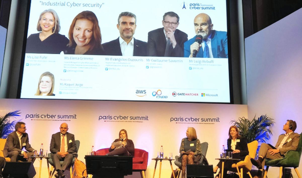 Paris Cyber Summit 2022, table ronde sur la cybersécurité industrielle. DR