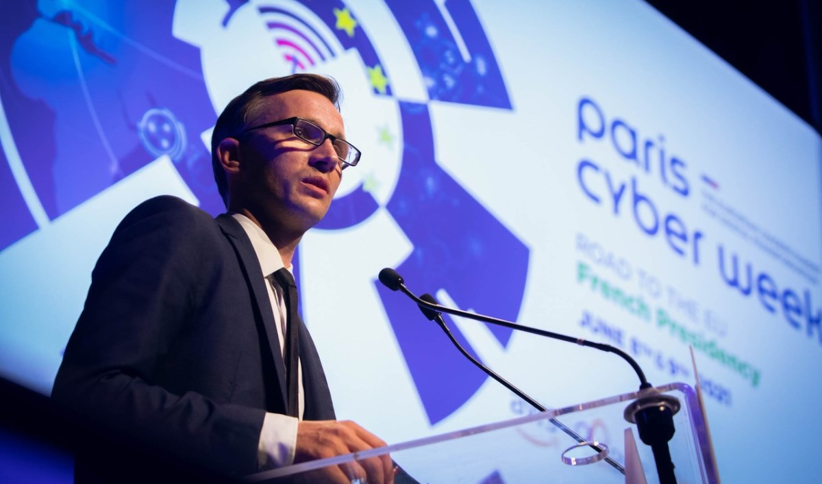 Sébastien Garnault, organisateur et fondateur du Sommet Cyber de Paris. Crédit : François-Xavier Dubois