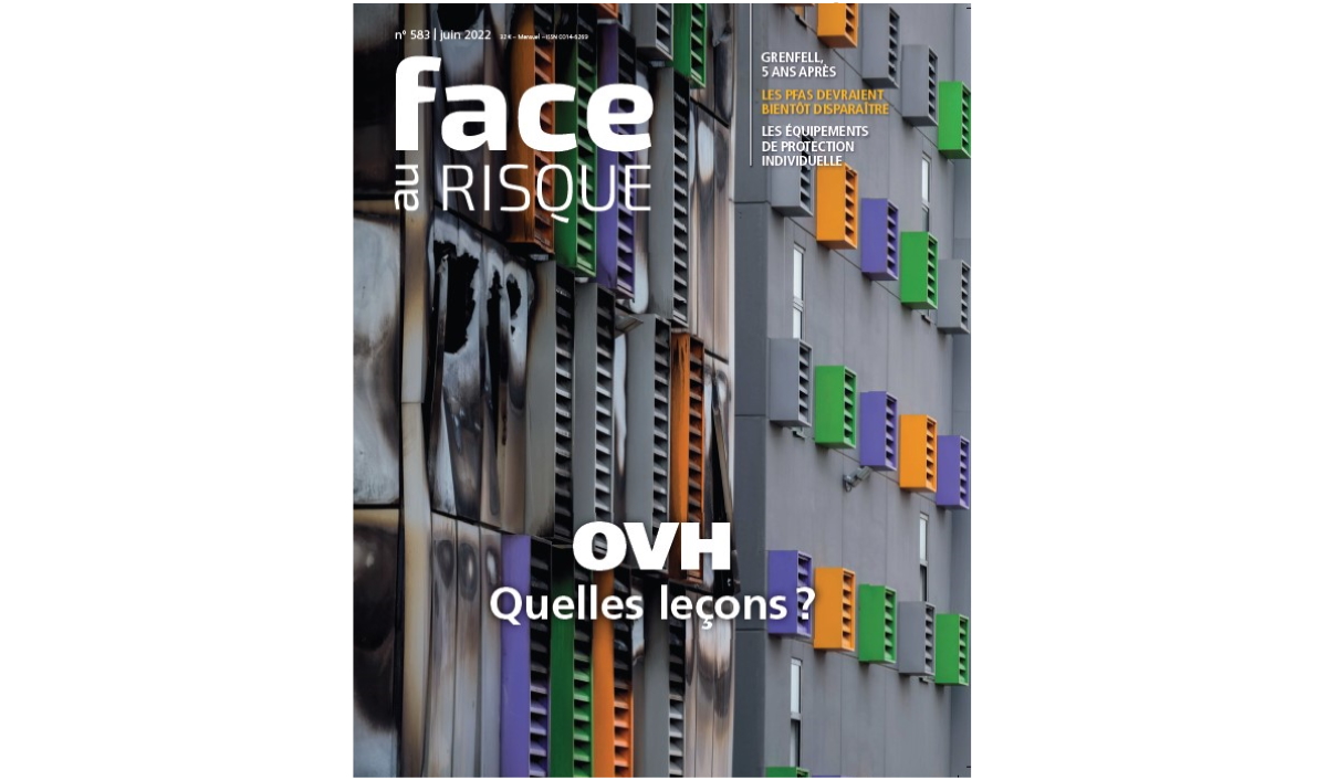 Couverture Face au Risque 583 (juin 2022).