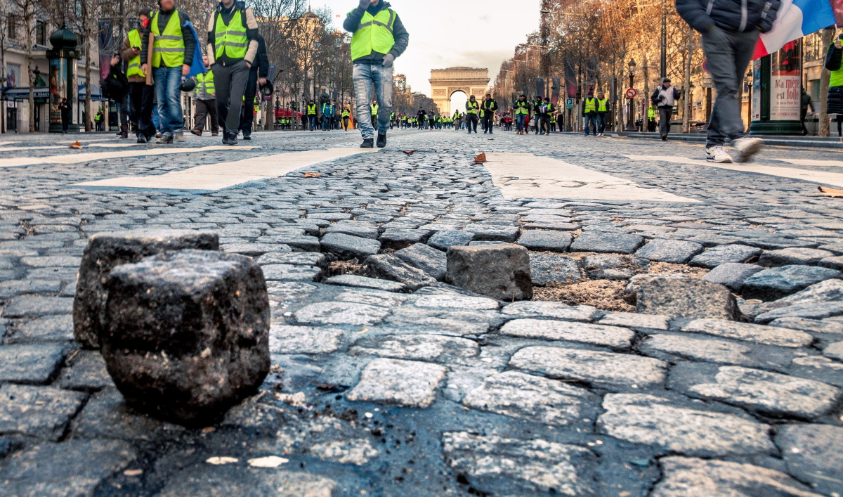 Mouvement des Gilets jaunes - Troubles civils - Crédit : Eric Pothier