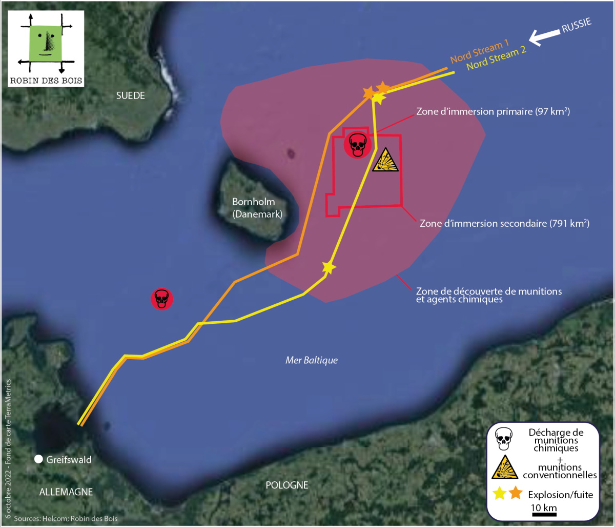 Bornholm-munitions-Nord-Stream-Crédit : Helcom/Robin des Bois Bornholm-munitions-Nord-Stream-Crédit : Helcom/Robin des Bois