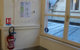 Plan évacuation - Strasbourg. Photo Martine Porez/Face au Risque