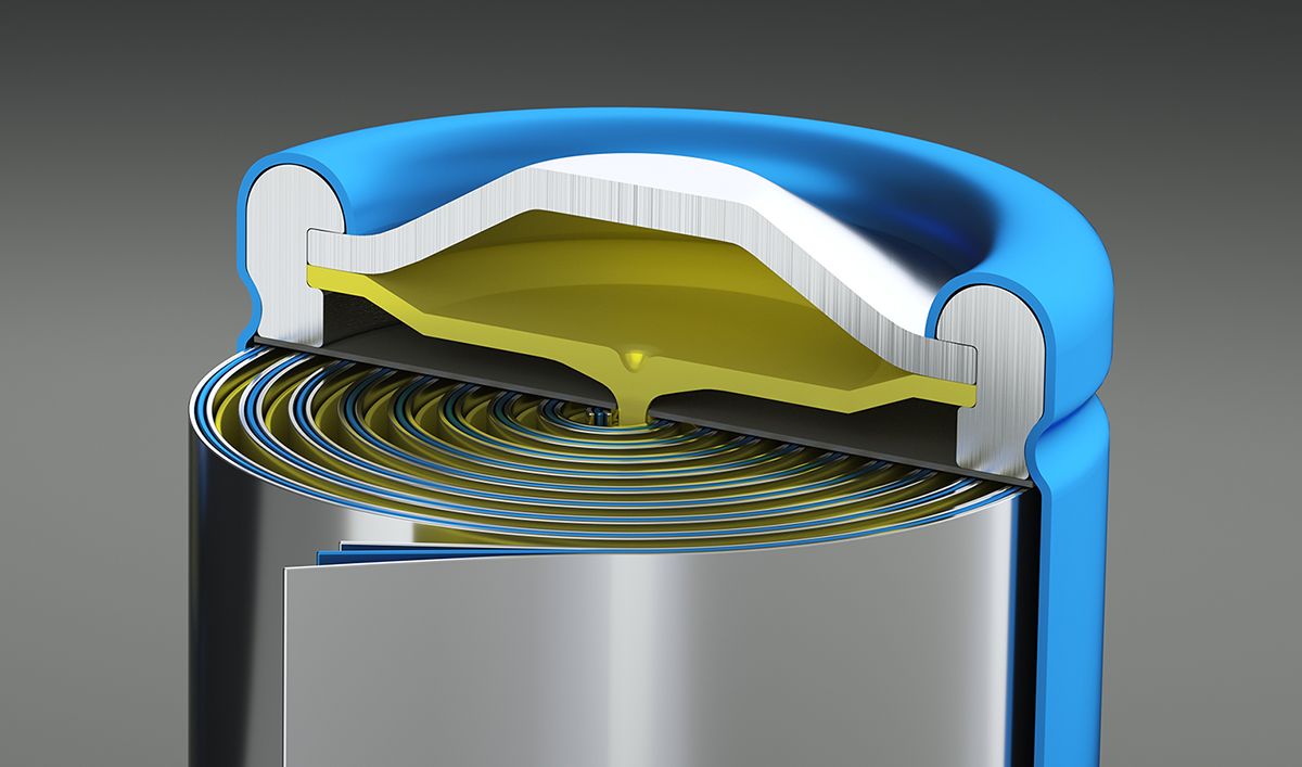 Design d'une cellule lithium-ion - Crédit : Negro Elkha/AdobeStock