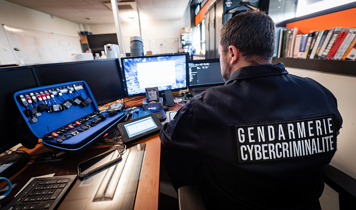 Cyberécurité - ComCyberGend.Crédit : Gendarmerie SIRPA-F.Garcia