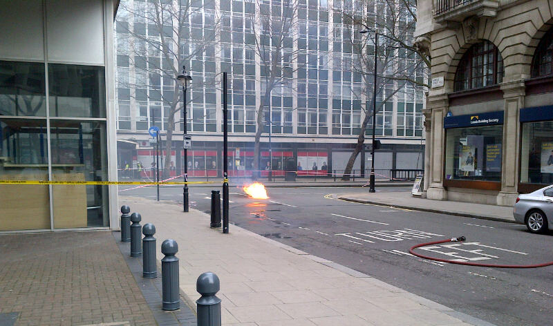 London_Kingsway_Avenue- Crédit: London Fire Brigade