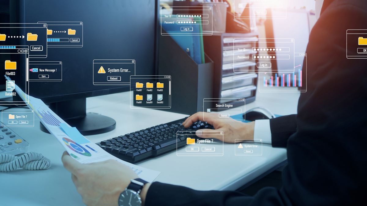 L'ordinateur est le symbole de la numérisation du monde du travail. Crédit : AdobeStock - Metamorworks