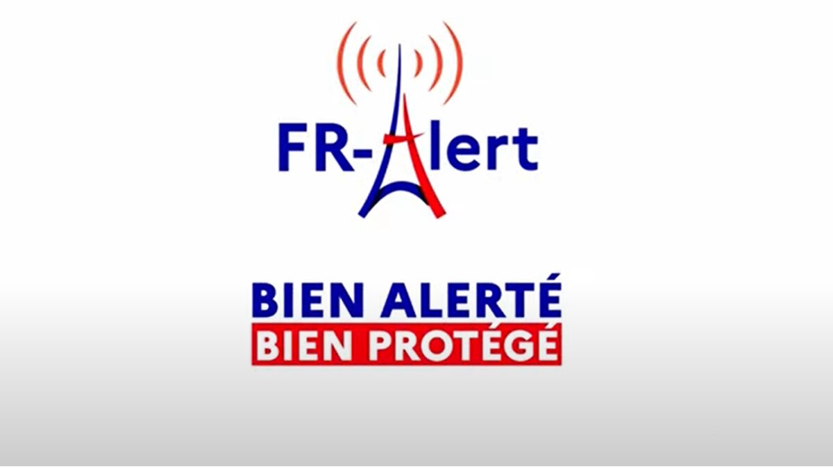 Logo du dispositif FR-Alert. Ministère de l'Intérieur.