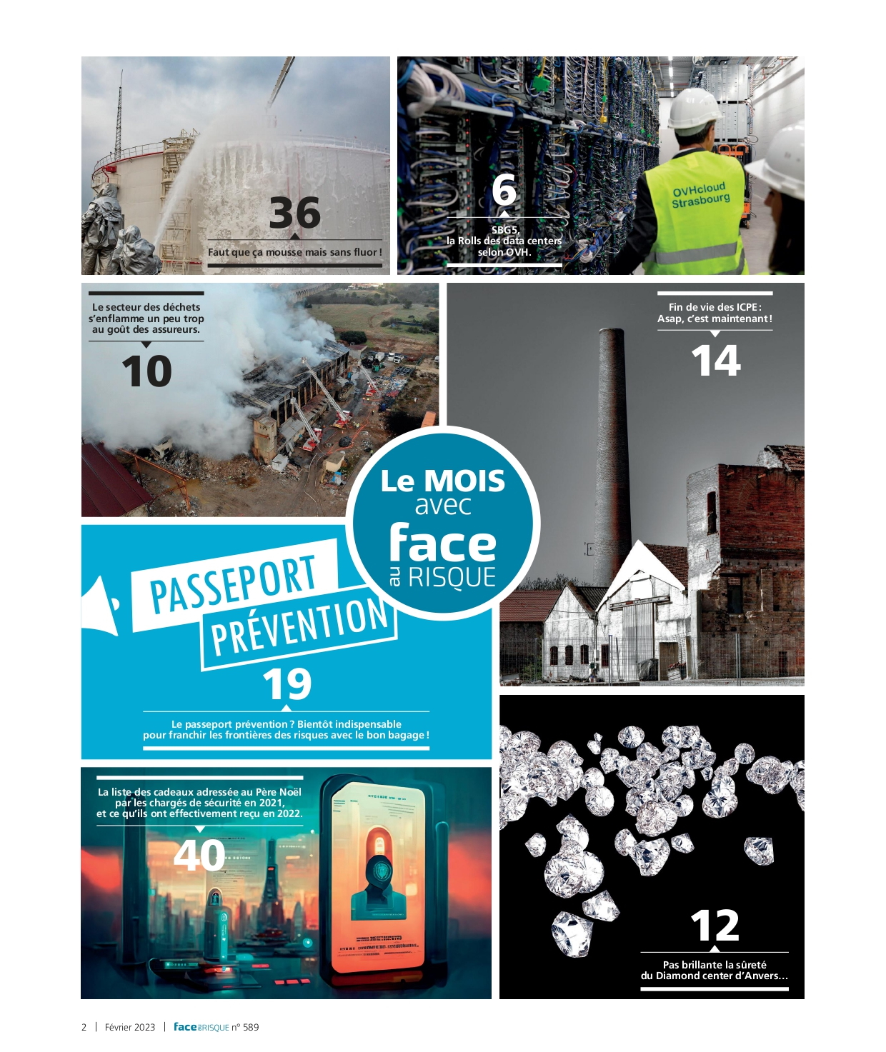 Sommaire en images 589 Face au Risque - Février 2023
