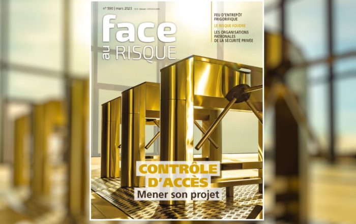 Couverture Face au Risque 590 - contrôle d'accès - mars 2023