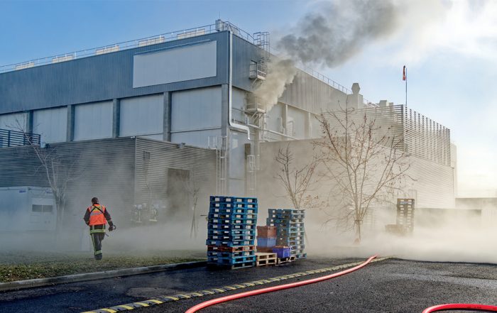Feu entrepôt frigorifique Occitanie - Crédit: Sdis 31