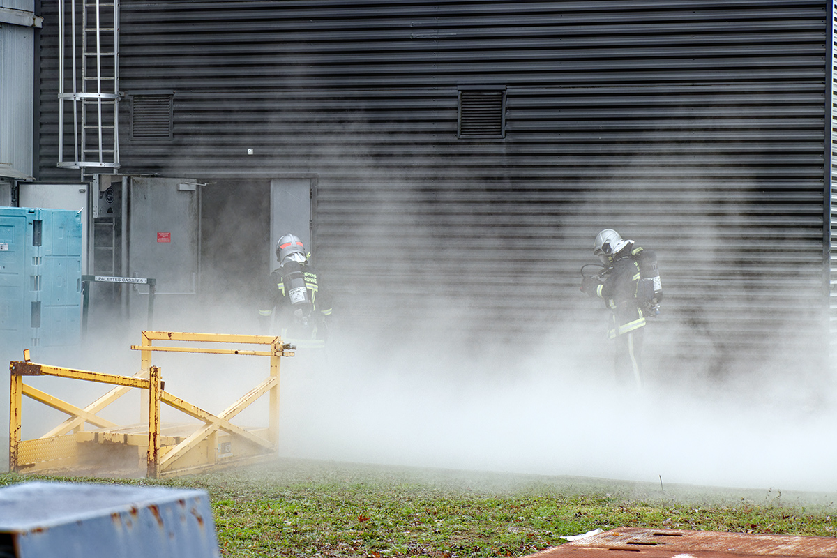 Feu entrepôt frigorifique Occitanie – Crédit: Sdis 31 Feu entrepôt frigorifique Occitanie - Crédit: Sdis 31
