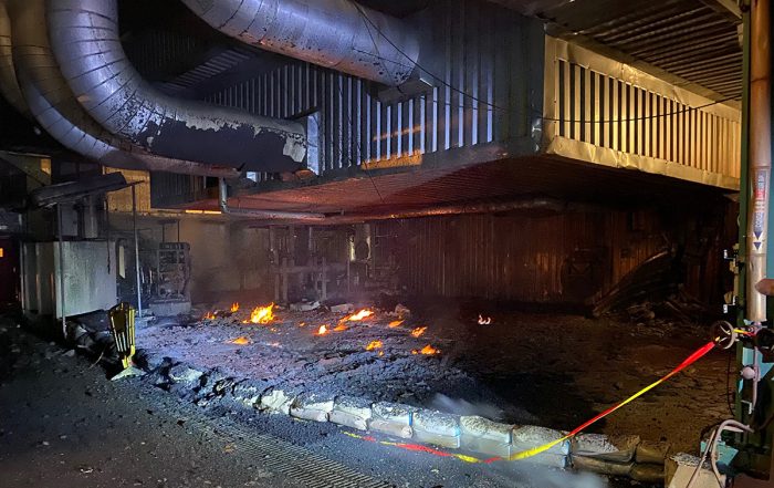 Incendie dans la papeterie de St Gaudens - Crédit: Sdis31