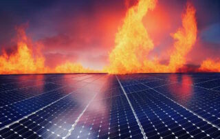 Un local batteries raccordé à une installation photovoltaïque a provoqué un incendie dans un data center. Crédit : Stanislav - AdobeStock