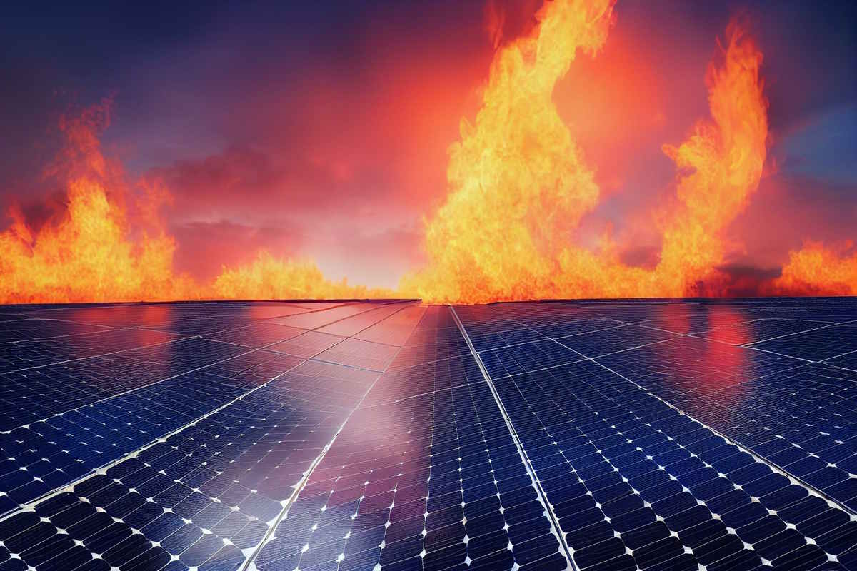 Un local batteries raccordé à une installation photovoltaïque a provoqué un incendie dans un data center. Crédit : Stanislav - AdobeStock