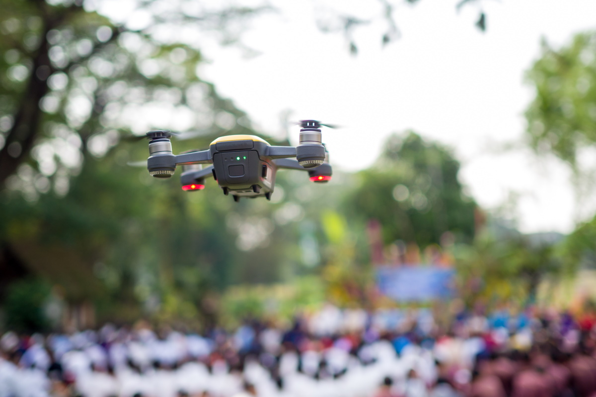 Captation et utilisation d’images de drones par les forces de l’ordre-Crédit : SmoothGoodies-AdobeStock