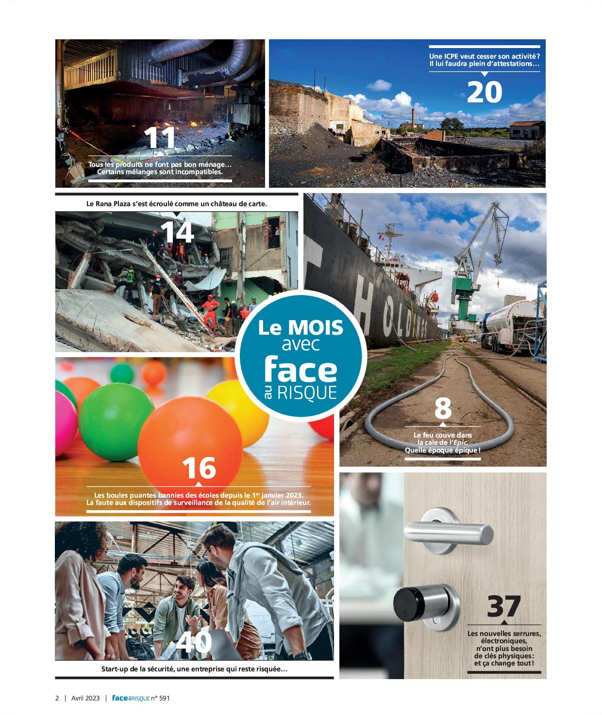 Sommaire 591 - Face au Risque Avril 2023.