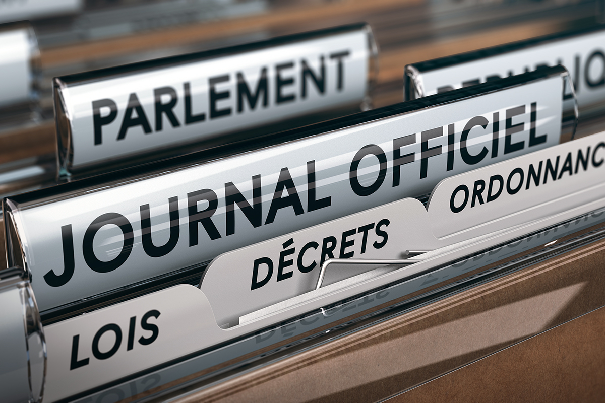 Vote des lois au parlement et publication au journal officiel - Crédit: Olivier LeMoal/Adobestock