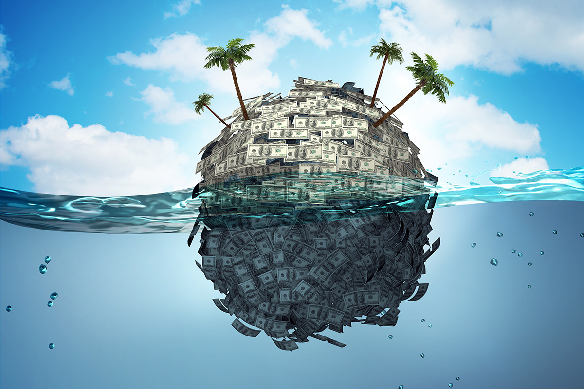 Offshore accounts concept - Crédit: Elnur/AdobeStock