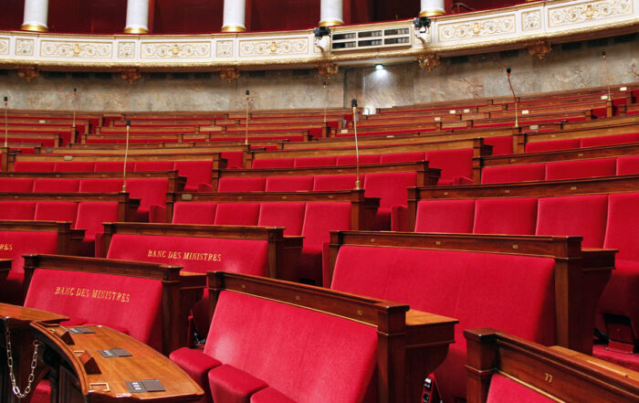 Hémicycle de l'Assemblée Nationale à Paris - Crédit: Atlantis/AdobeStock