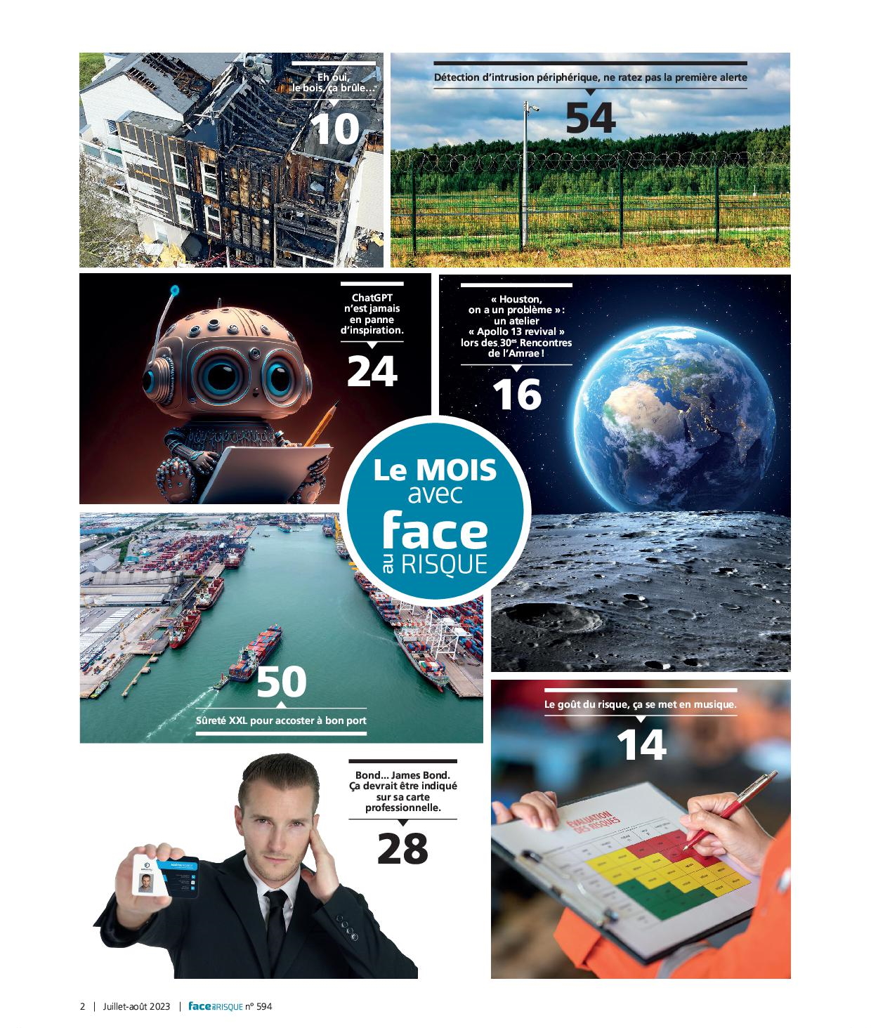 Sommaire images 594 - Juillet-août 2023.