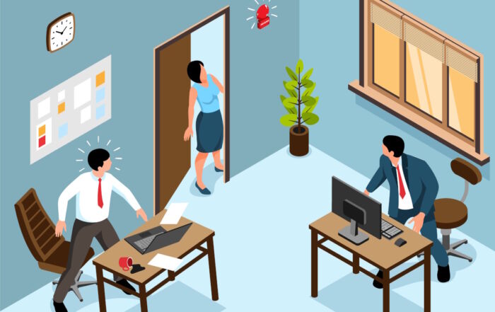 Systèmes d’alarmes des lieux de travail-Crédit:Macrovector/AdobeStock