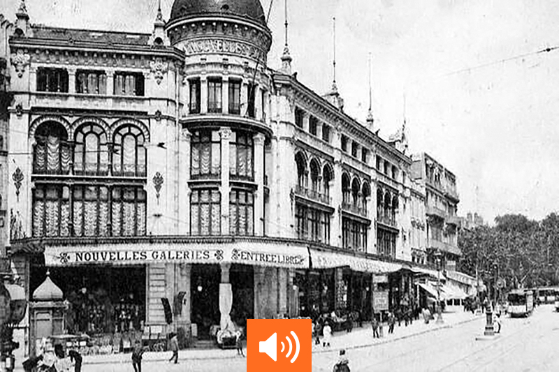 Ancien bâtiment des nouvelles galeries de Marseille - Crédit: DR